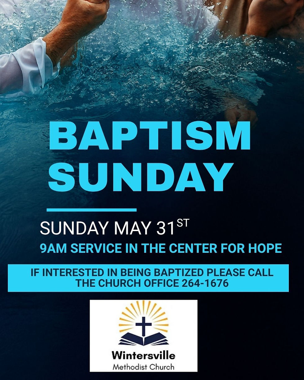 BAPTISM SUNDAY