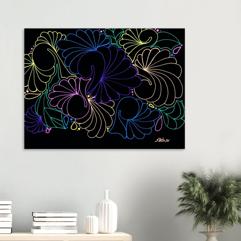 Midnight Psychedelia - Fine Art Print