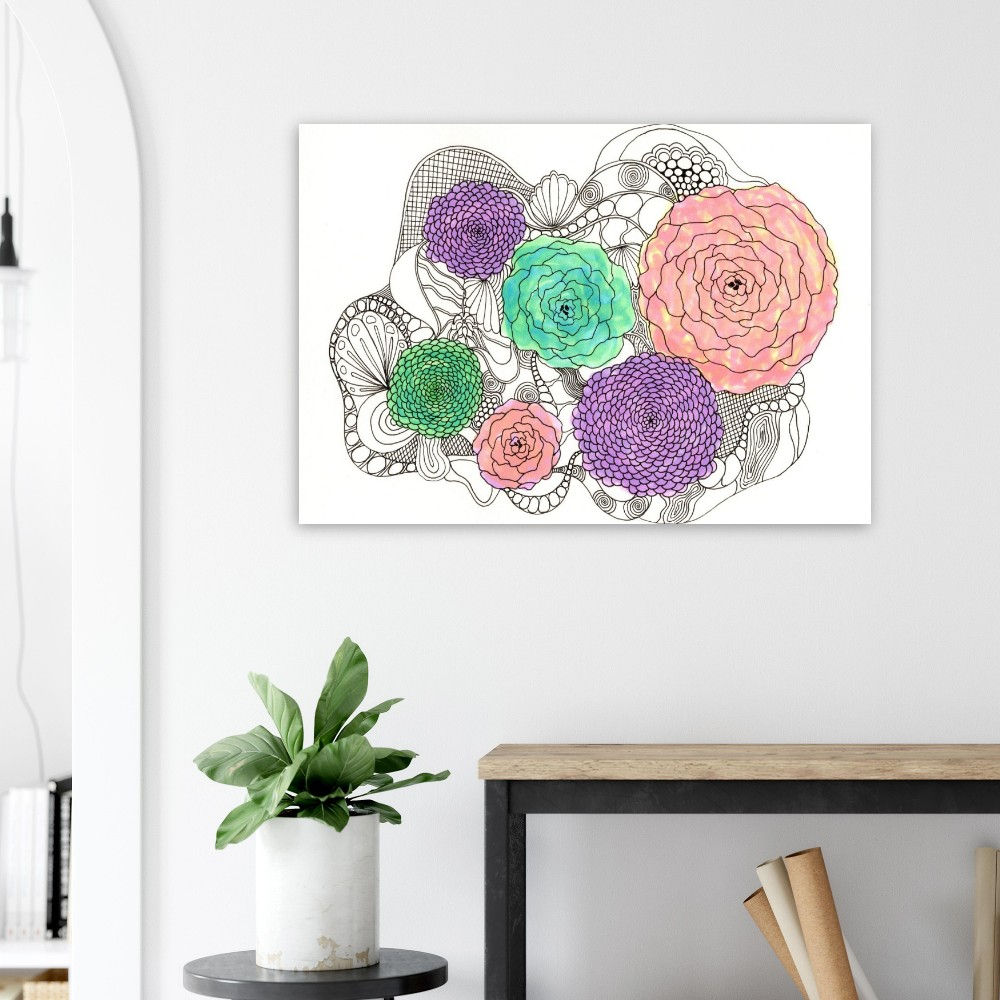 Blooming in Contrast - Fine Art Print