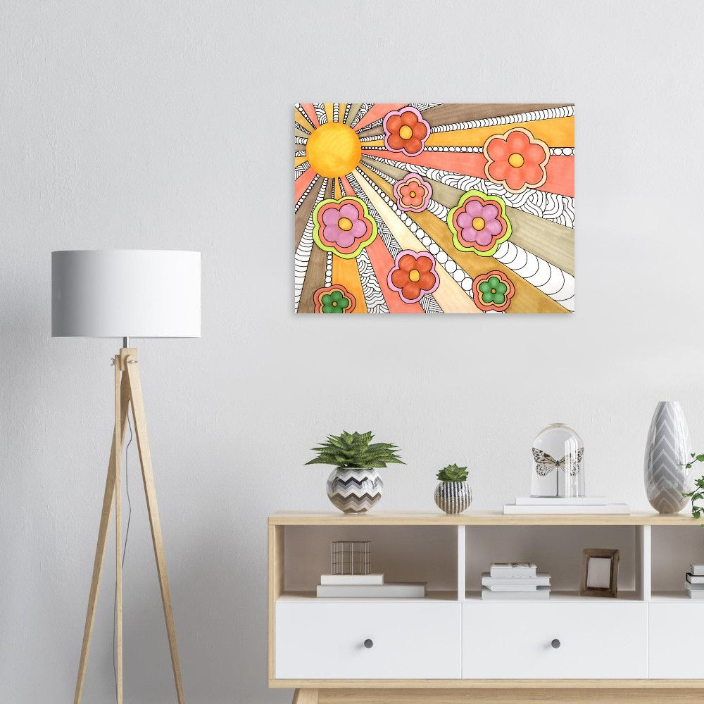 Sunshine and Flowers - Fine Art Print
