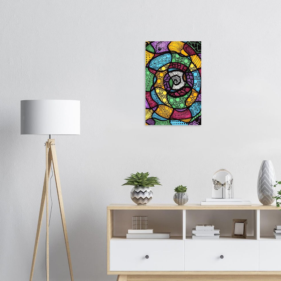 Thumbnail: The Helix Spiral of Design - Fine Art Print