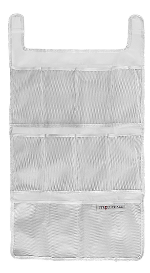 stroll it all ultimate stroller organizer bag in white