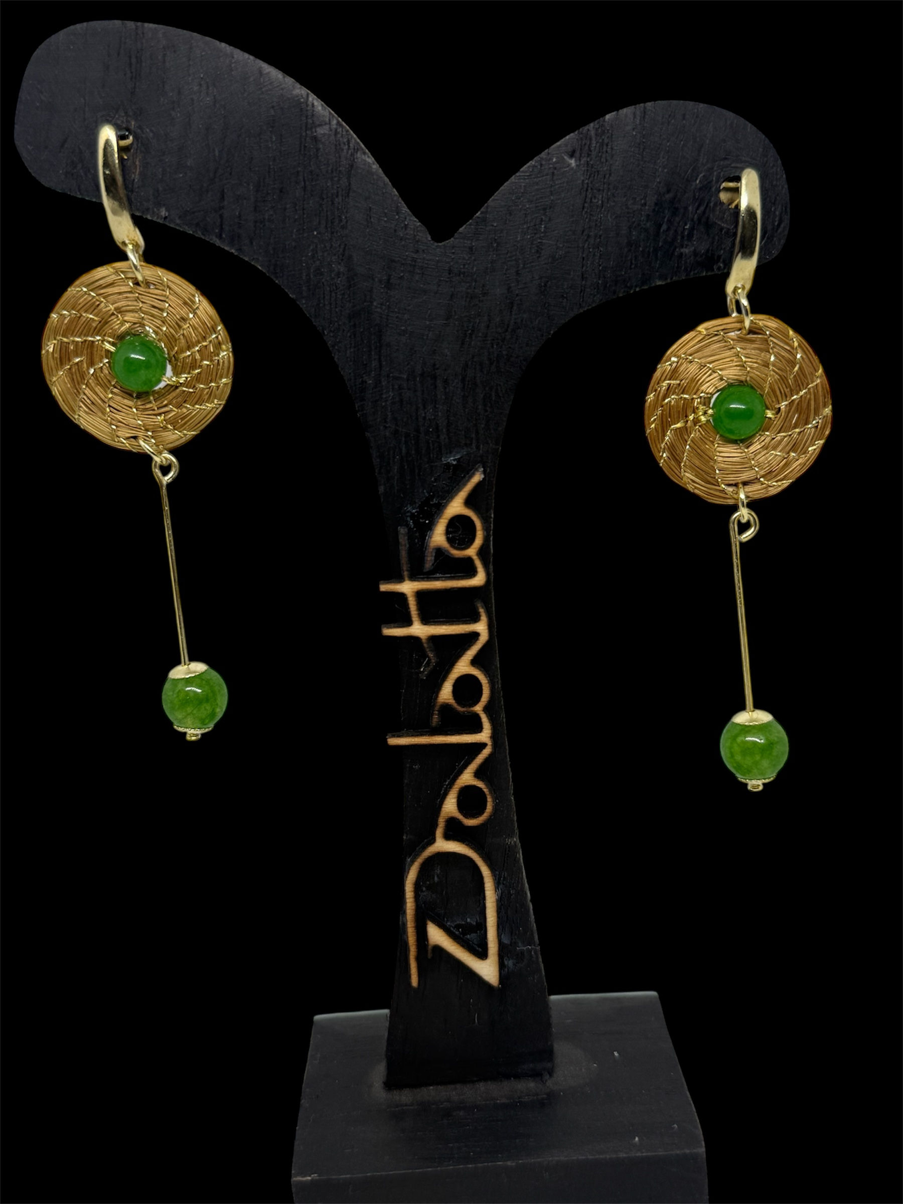 Boucle d’oreille Esmeralda