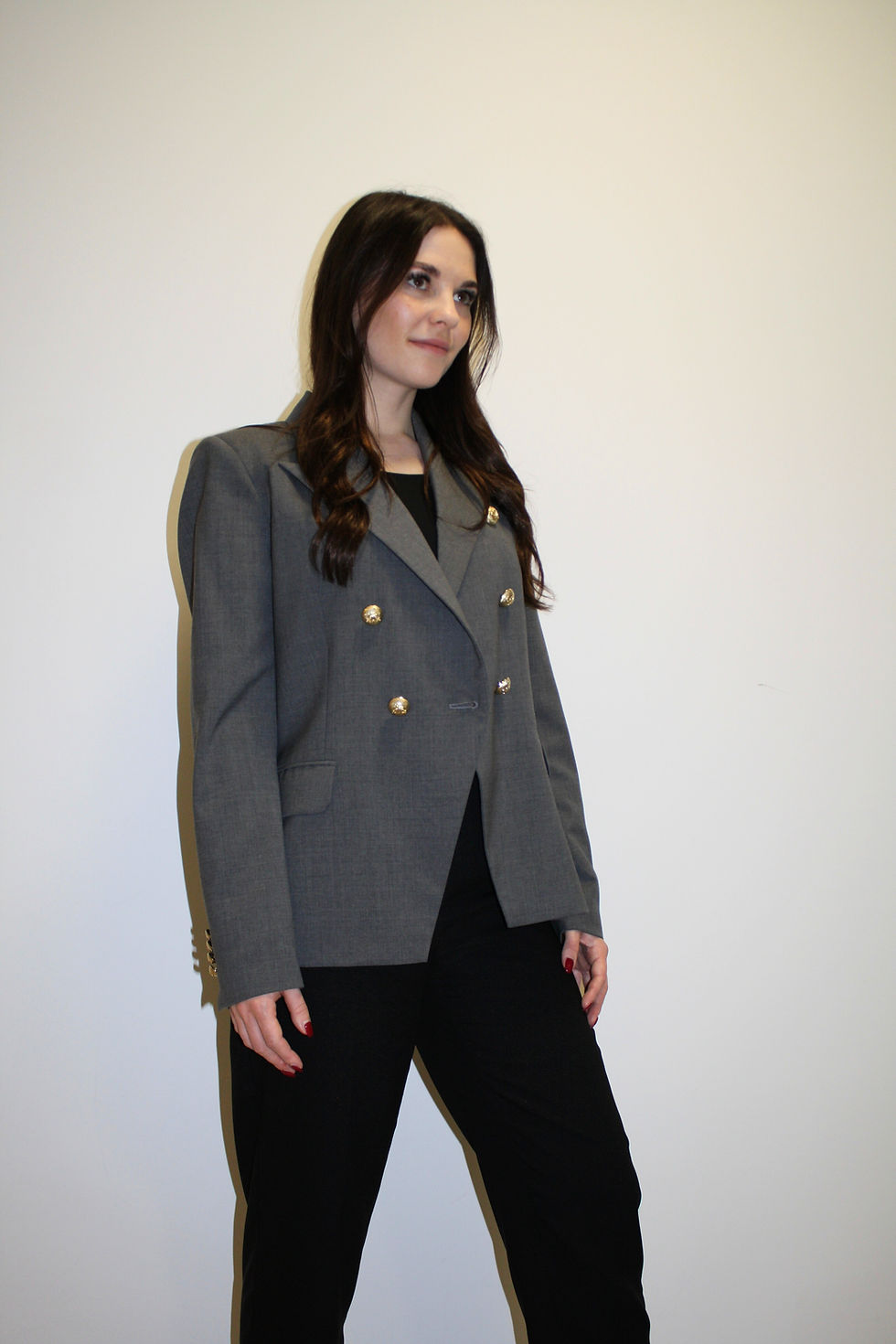 Thumbnail: Double Breasted Blazer "Executive" in Grey