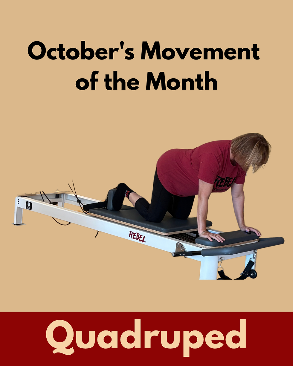 October: we're getting down on all fours