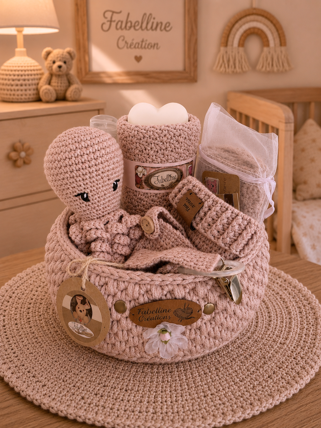 Pack naissance fond cuir 17cm