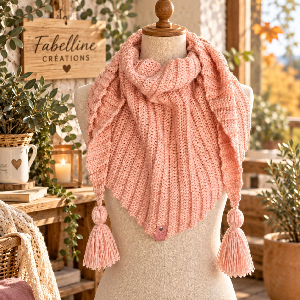 Chèche Marianne Acrylique/Alpaga/Laine/Viscose
