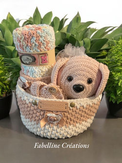 Pack naissance mini tout coton rond 13 cm