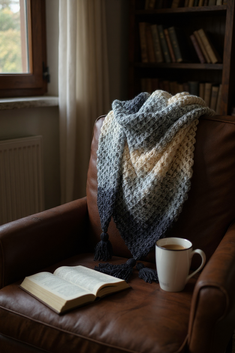 Lancement de la collection hiver prêt-à-porter au crochet : châles, et chèches...