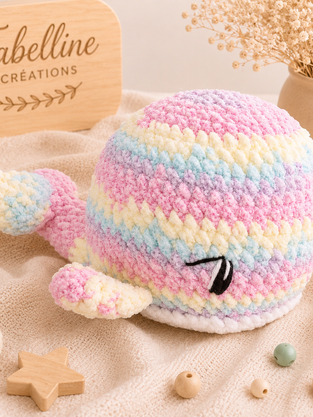 Petite baleine au crochet