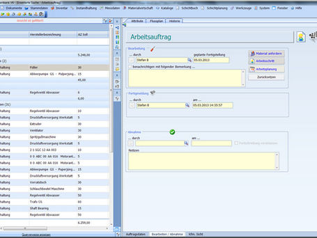 System Software, ECCOSoft CMMS Instandhaltung, go-S3 Service Software, Instandhaltungssoftware, Materialwirtschaft