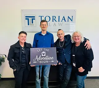 Home buyers closing day at Torian Law Lafayette Louisiana Kris Bourque eXp Realty