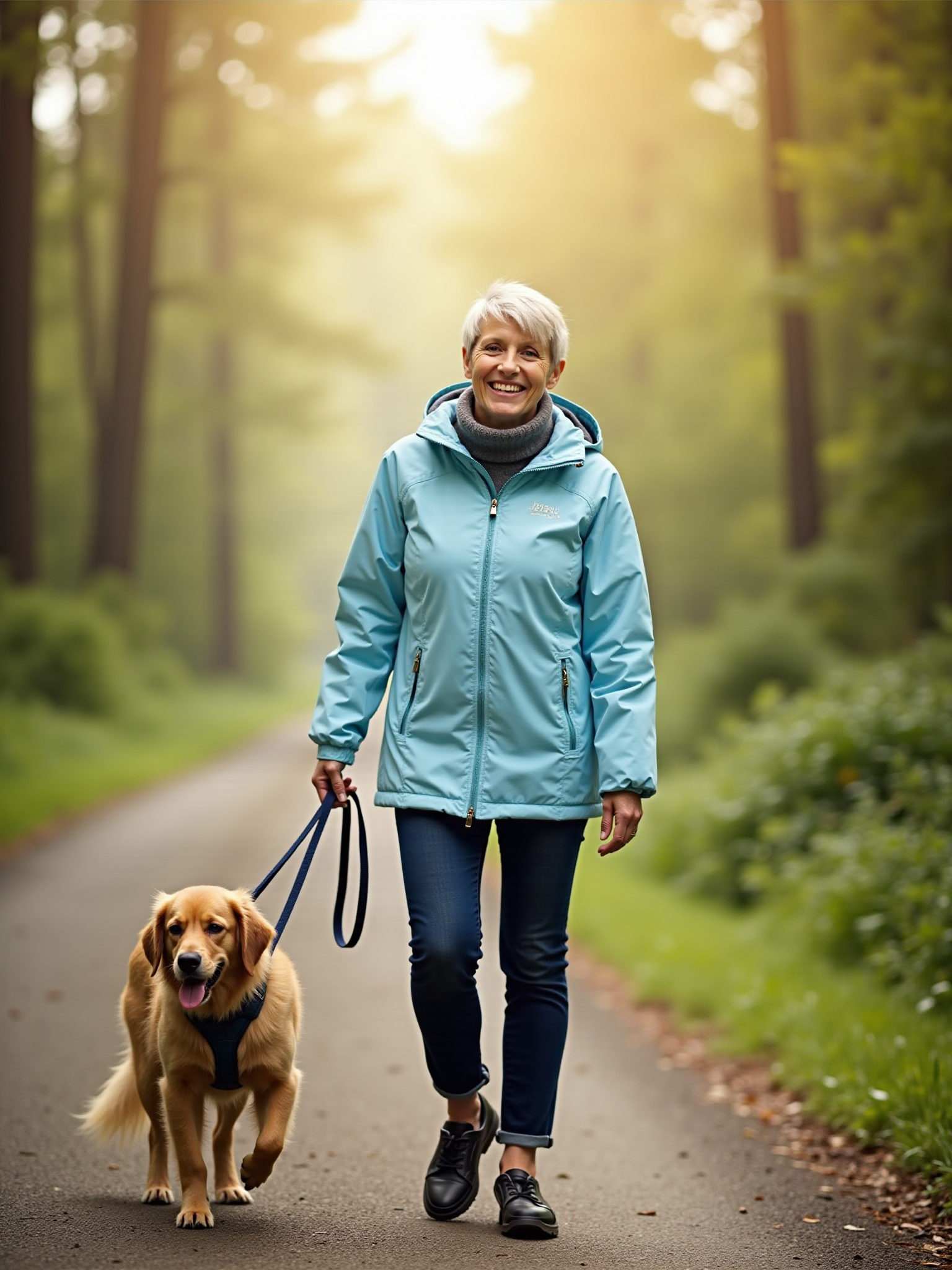 Dog Walker at the Park