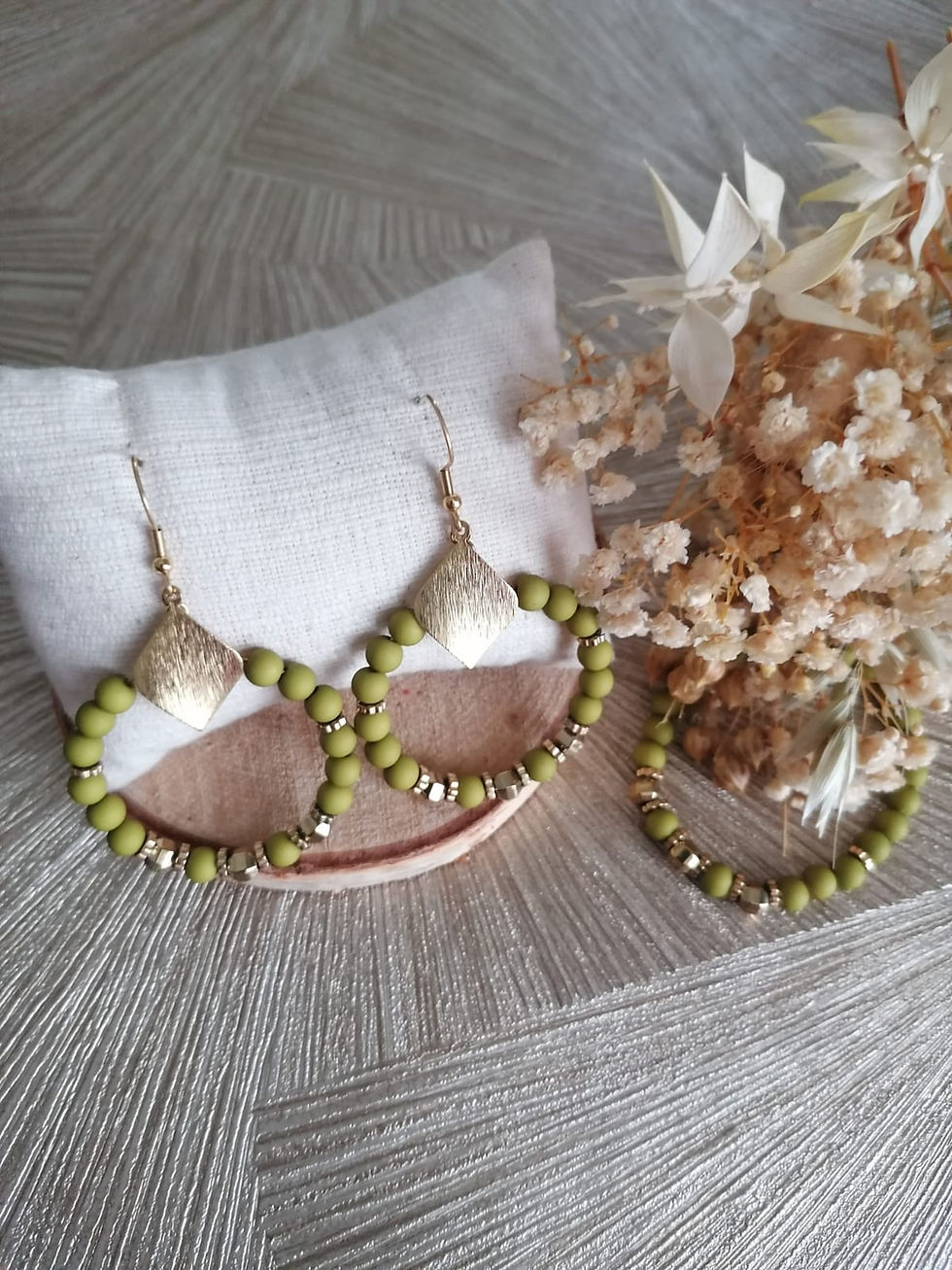 Miniature : Parure vert armée