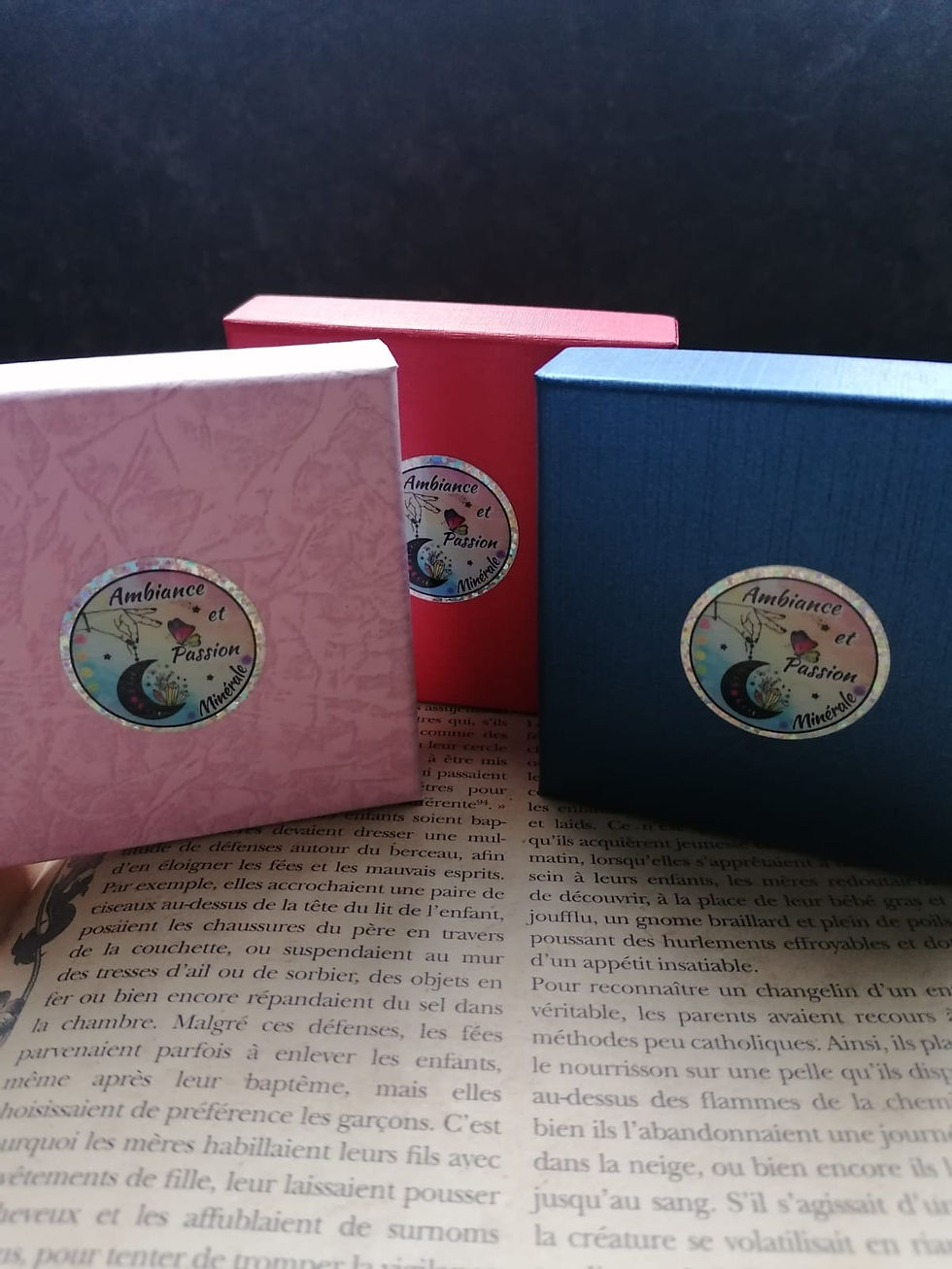 Miniature : Parure rouge cramoisi