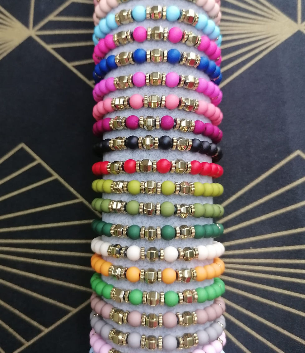 Miniature : Bracelet rose pink