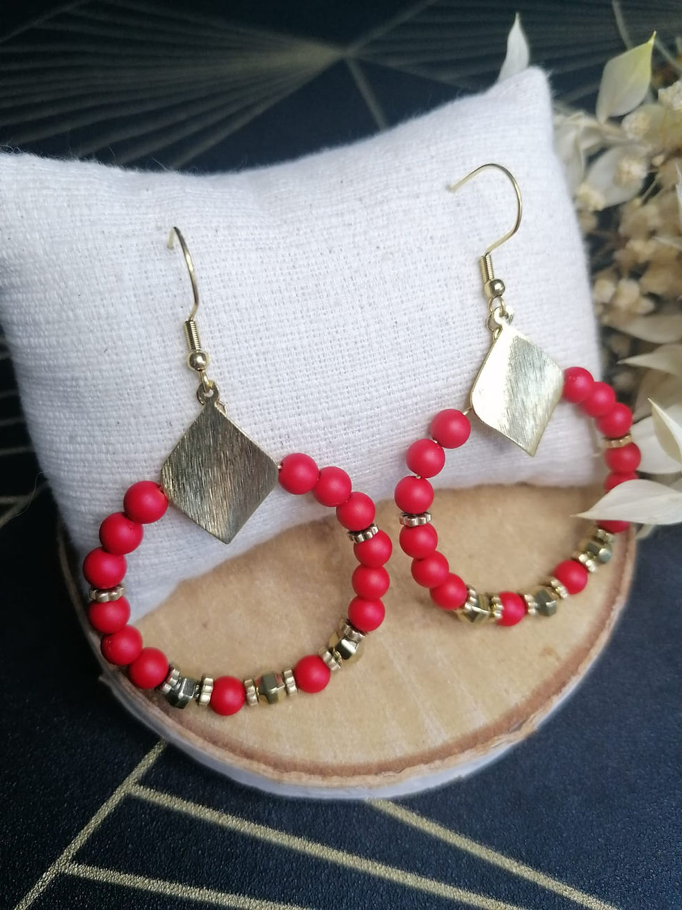 Miniature : Parure rouge cramoisi