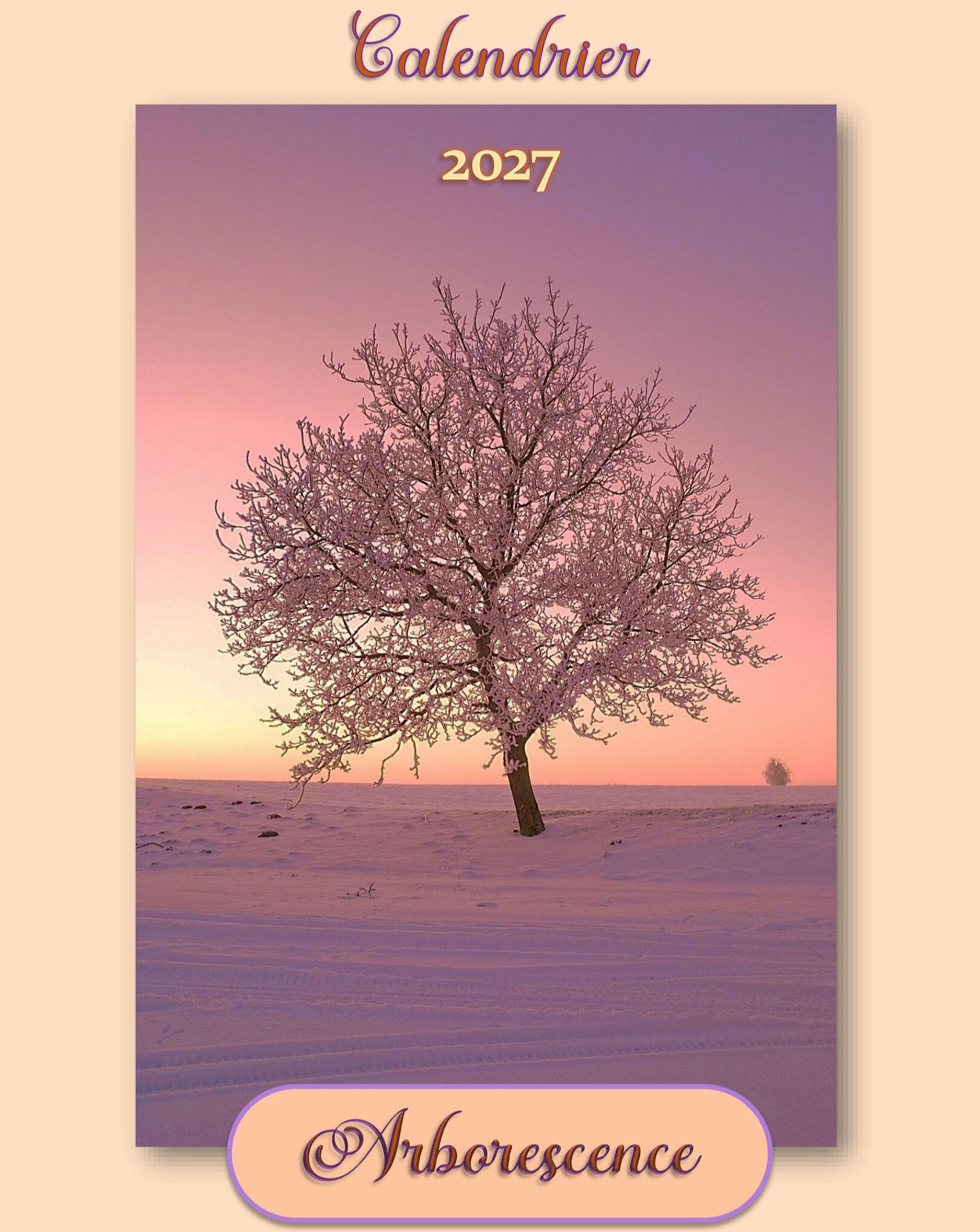 Calendrier 2027 - Arborescence