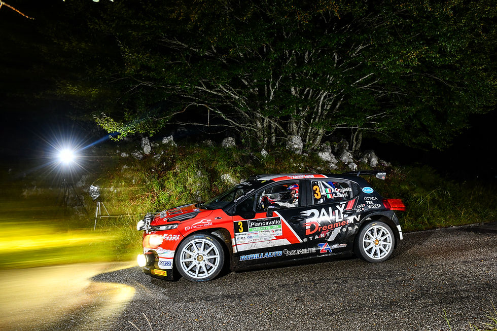 Andrea Crugnola e Andrea Sassi dominano il 38° Rally Piancavallo