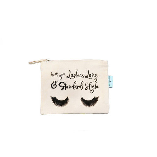 Trousse de maquillage en coton bio équitable
