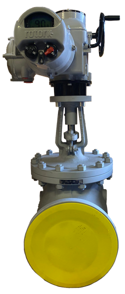 Gobe valve motorisée
