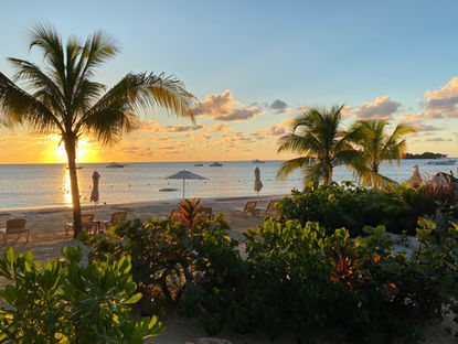 Sunset on seven mile beach in Negril by Personal Escape Travel