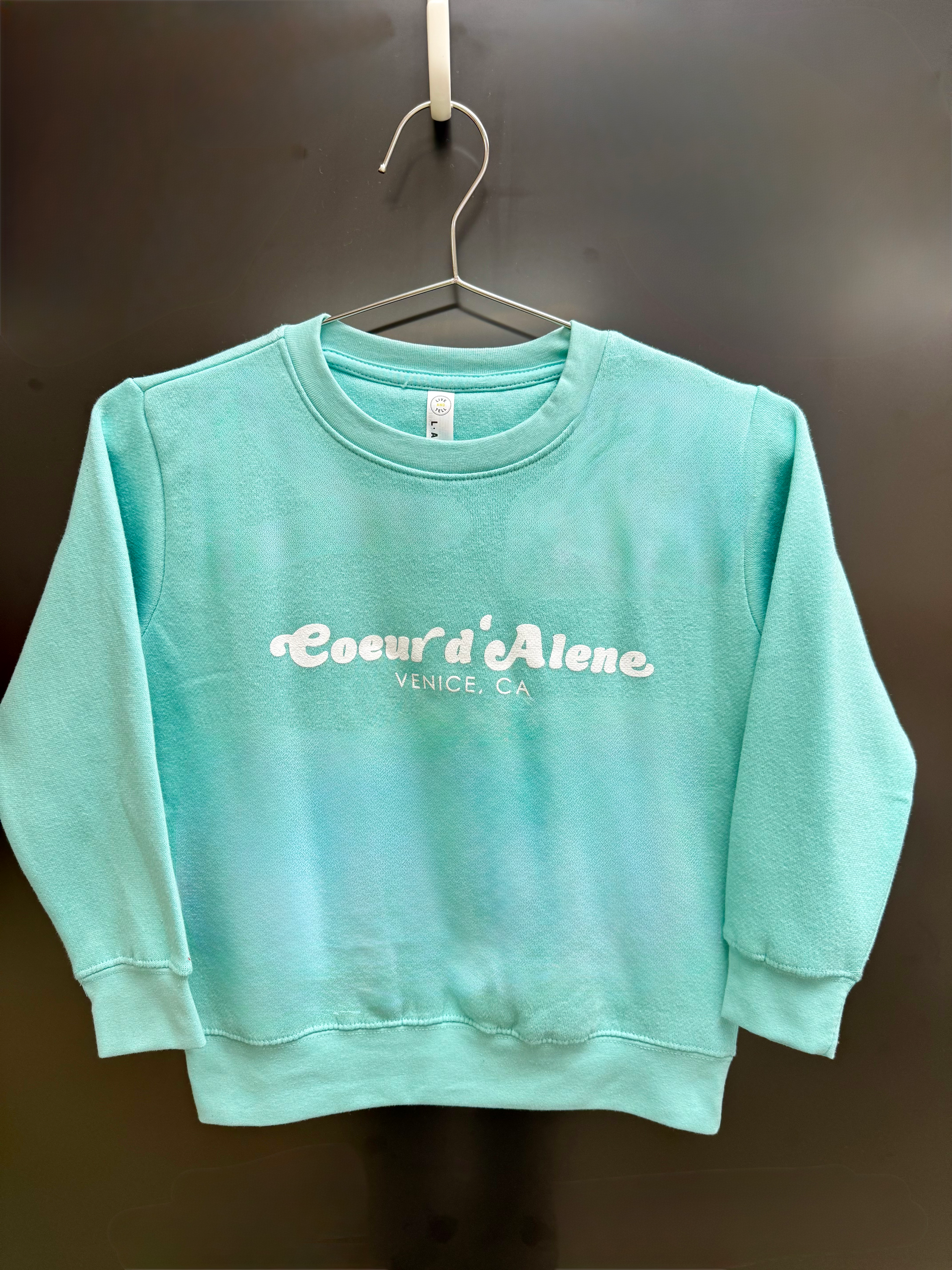 Cursive Coeur d'Alene Kids Crew