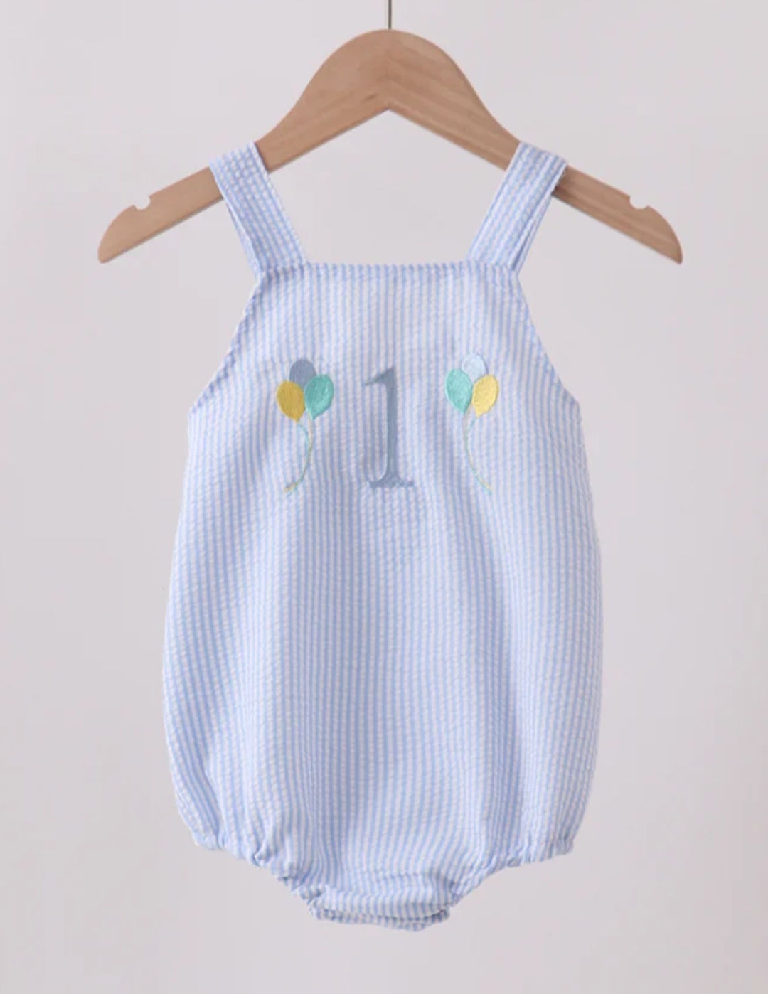 Embroidery bubble 1st birthday