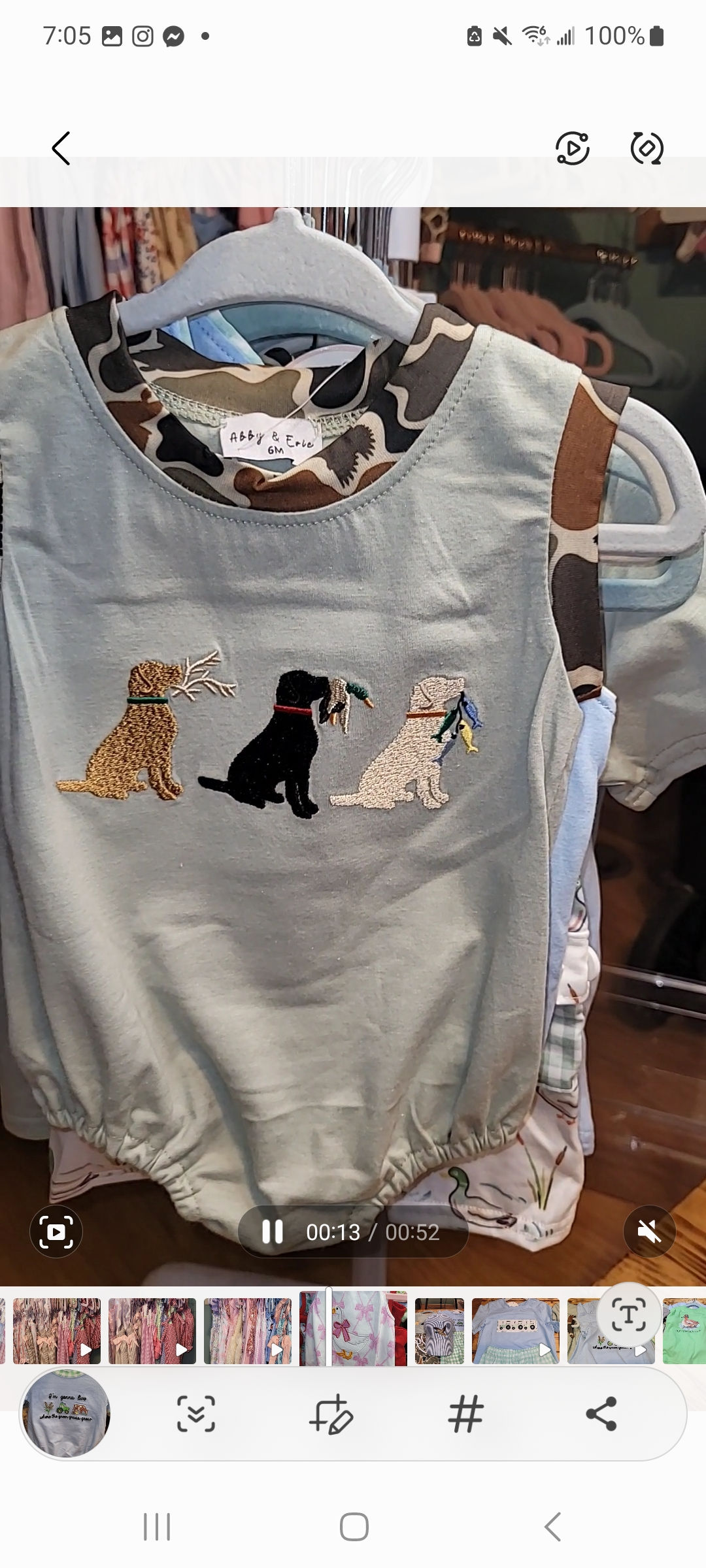 Embroidery hunting dog bubble