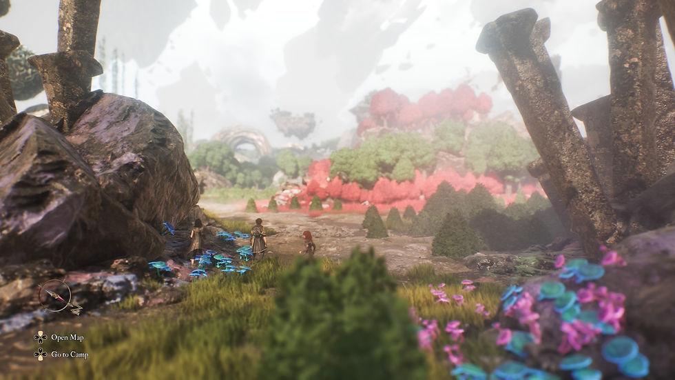 The vibrant, colorful world of Clair Obscur Expedition 33.