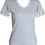 Miniatura: Camiseta branca decote V a partir de