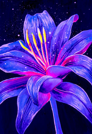 Black Light Lily - UV