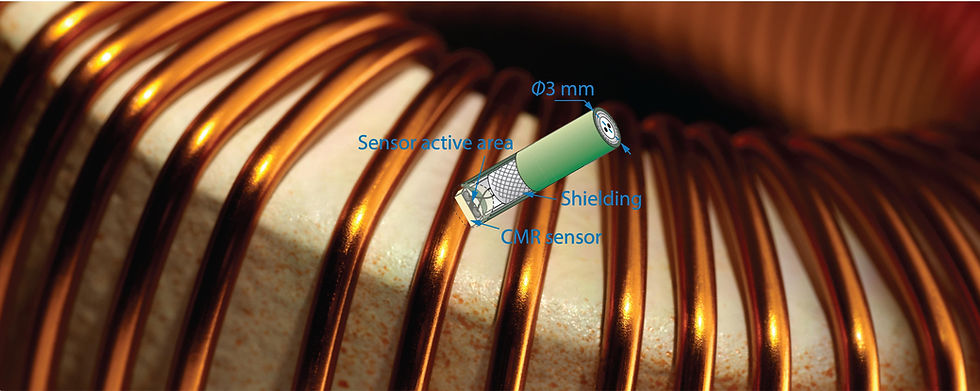 CMR magnetic field probe