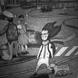 #draw #Sketch #tarapat #cat #me #munich #westend #bibliothek