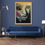 Thumbnail: DAWNED – Original Contemporary Portrait Painting by Tasha Felder | Gold Leaf