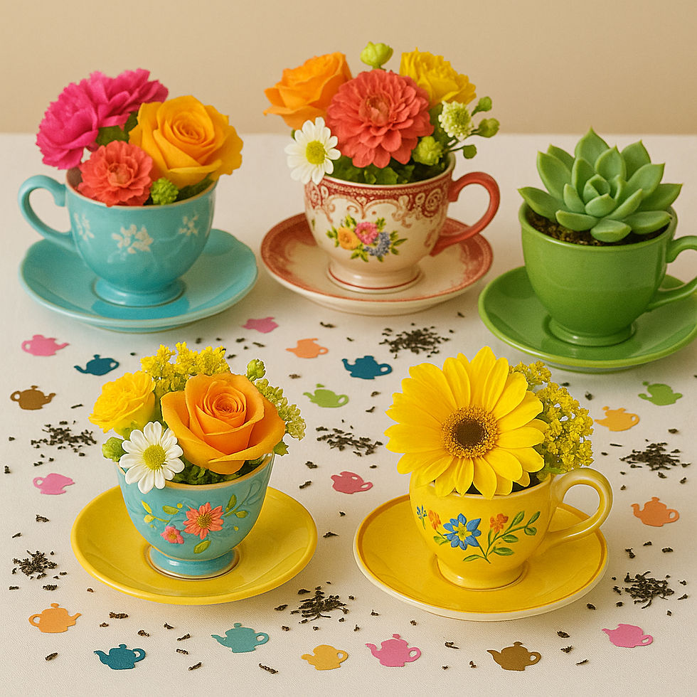 Teacup Centerpieces