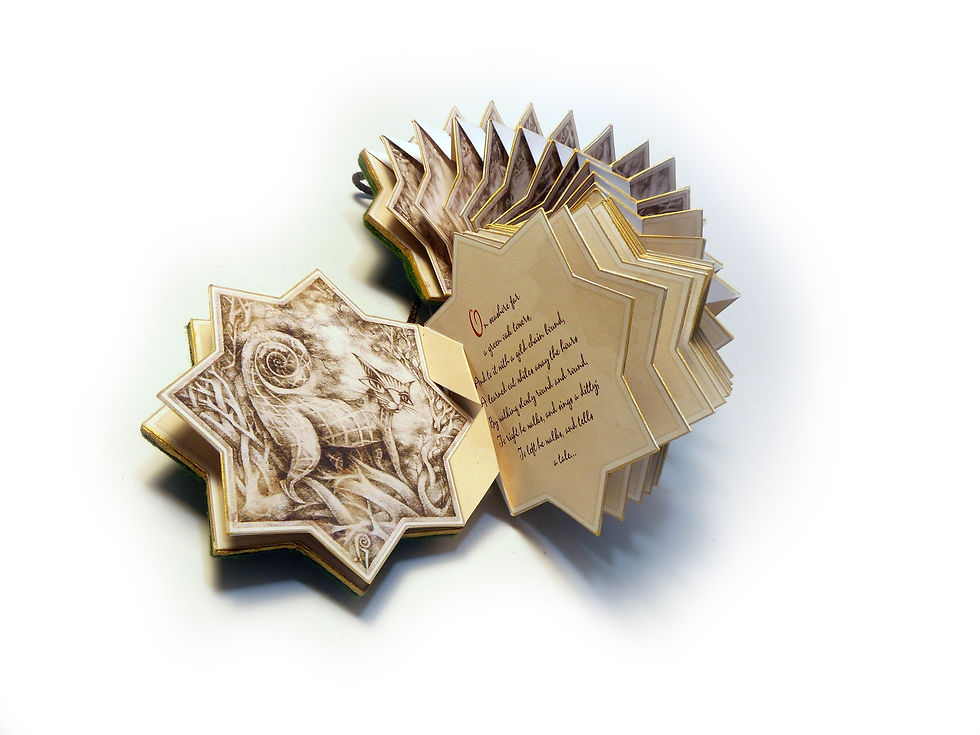 Миниатюра: Mini Book " Lukomorie" by Alexander Pushkin