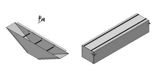 Two Way Hopper Connection Hopper Assembly w/ Storage Box | TYCROP Trailers