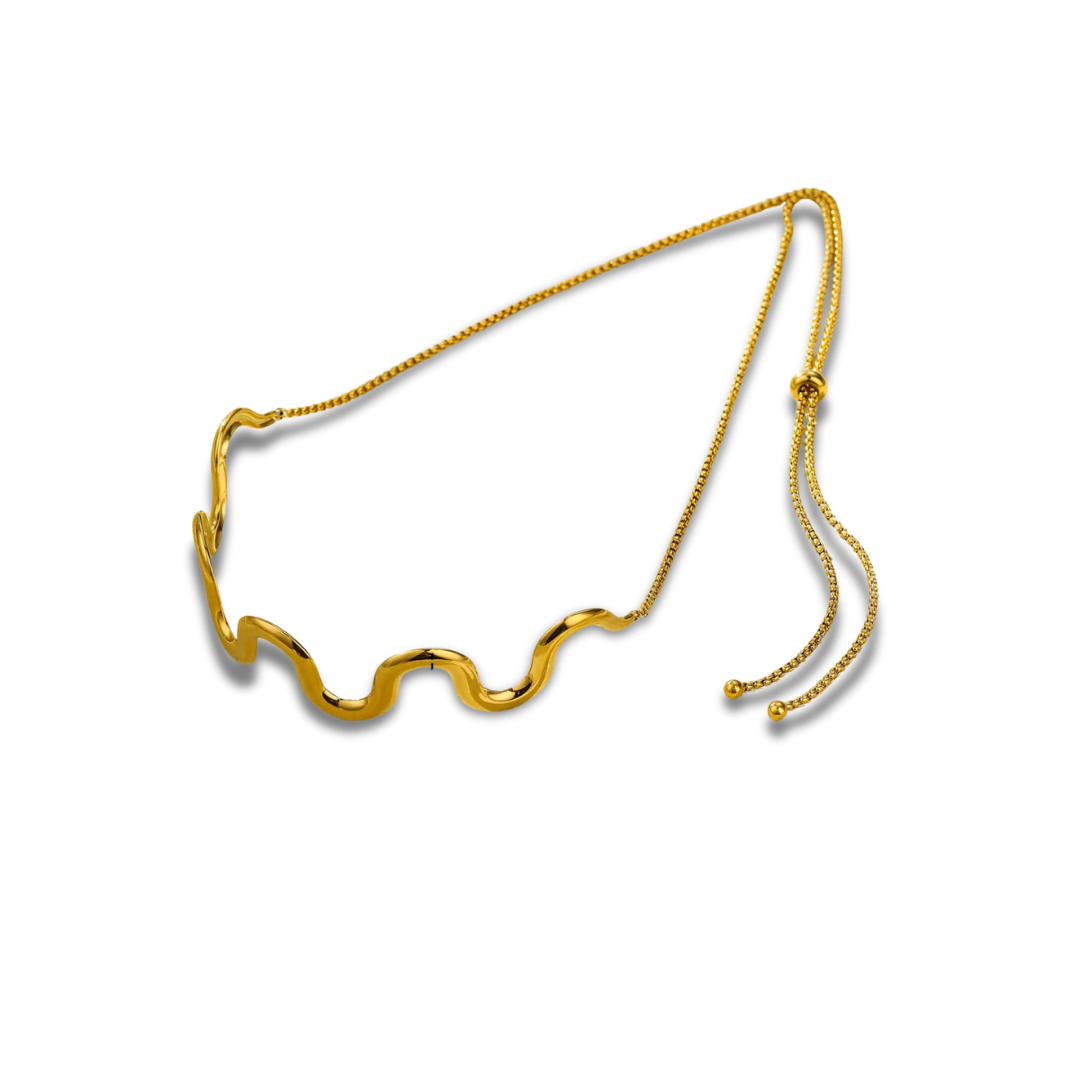 Wave Choker Necklace
