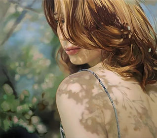 In der Sonne, 2022, Öl auf Leinwand, 70 x 80 cm