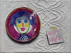 „Life is beautiful“, Öl und Acryl auf Leinwand, 24 x 30 cm, 2026,