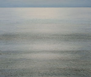 Untiefen - Watt II, Acryl auf Leinwand, 50 x 60 cm