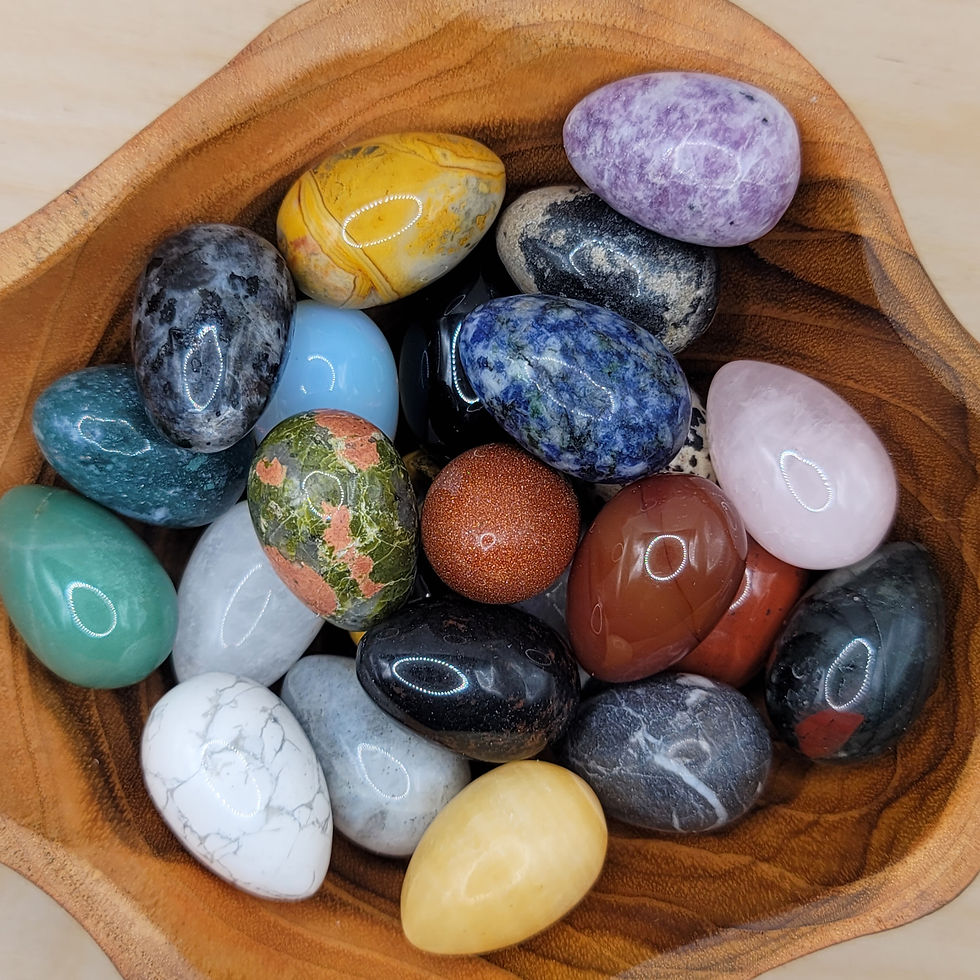Egg Shaped Assorted Crystals
