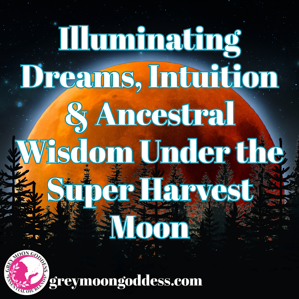 Illuminating Dreams, Intuition & Ancestral Wisdom Under the Super Harvest Moon