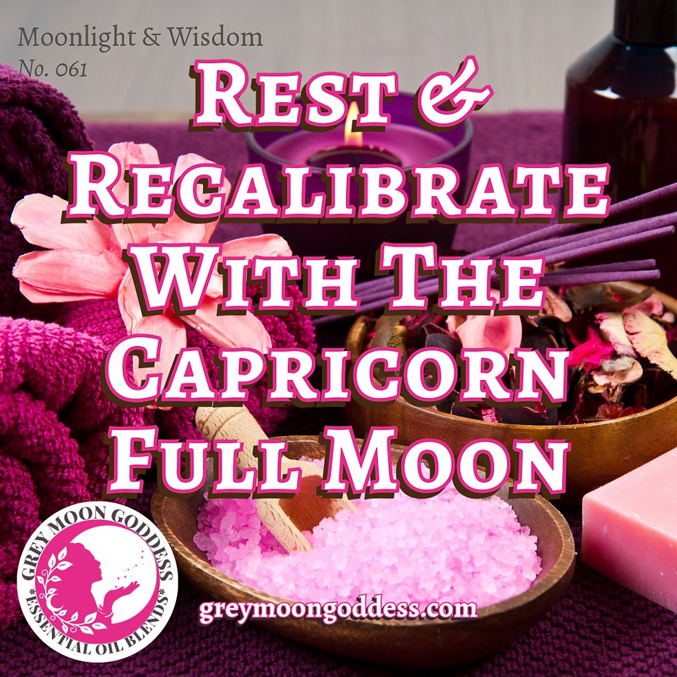 Rest & Recalibrate with the Capricorn Full Moon
