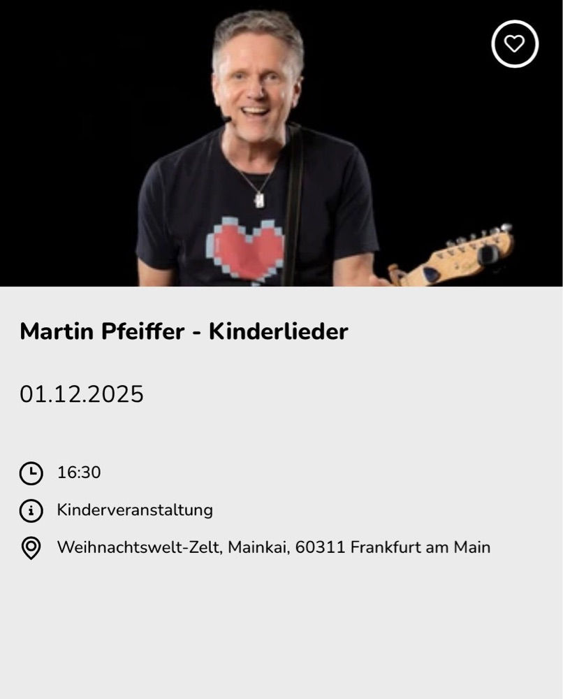 Martin Pfeiffer Kinderlieder Frankfurt 