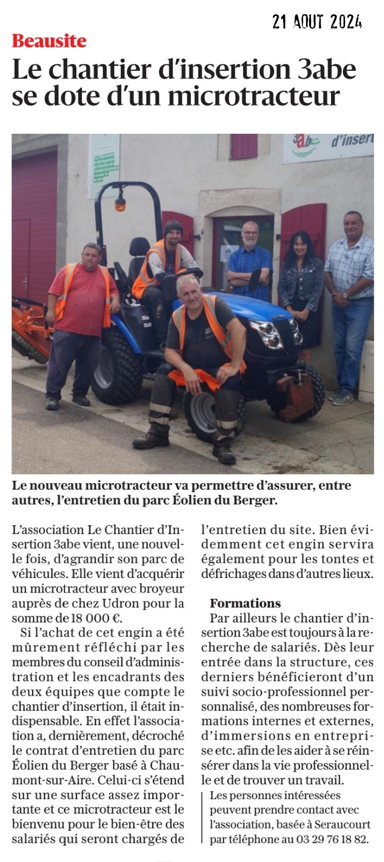L'Est Républicain, 21 août 2024