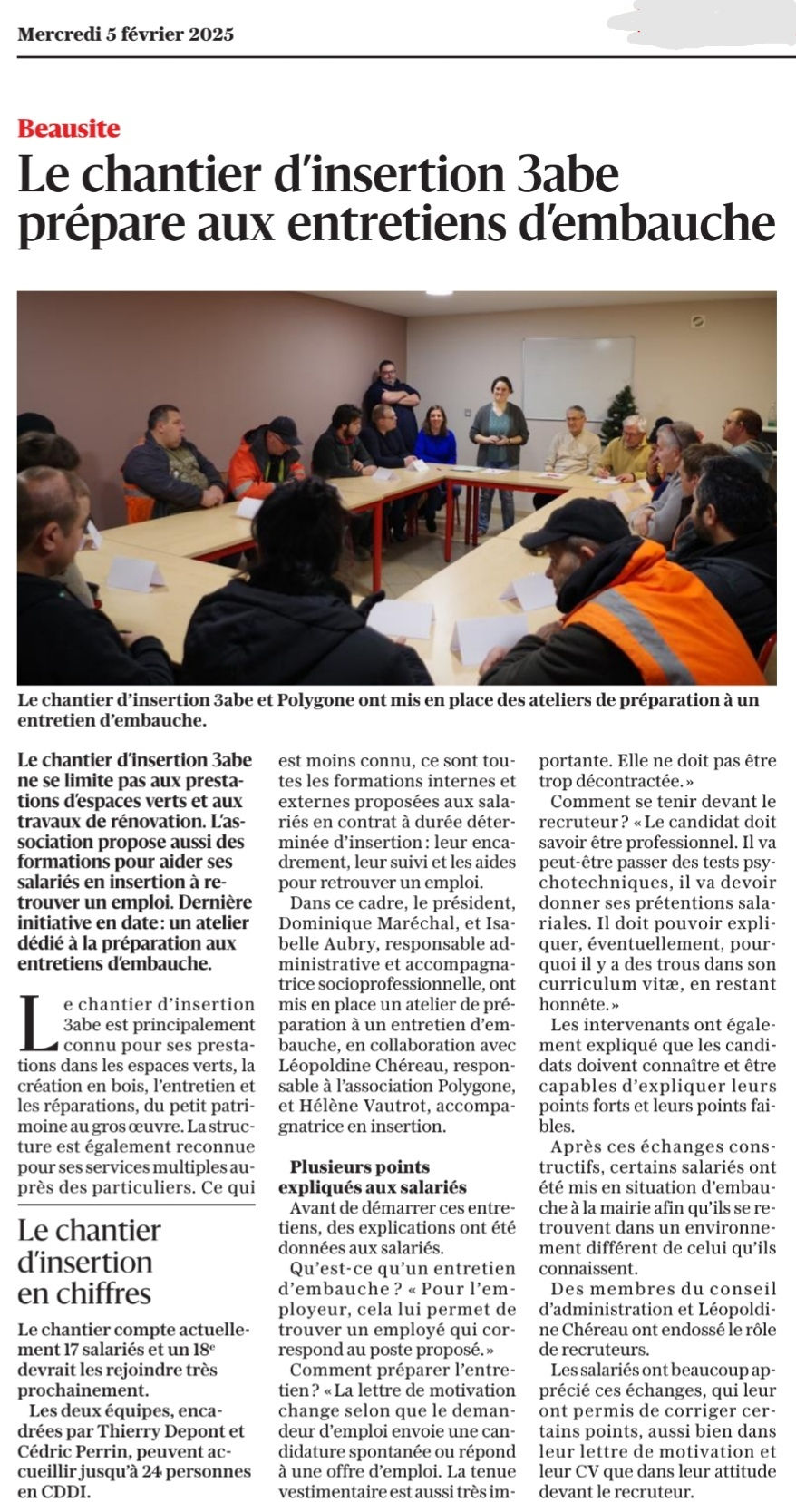 L'Est Républicain, 5 février 2025