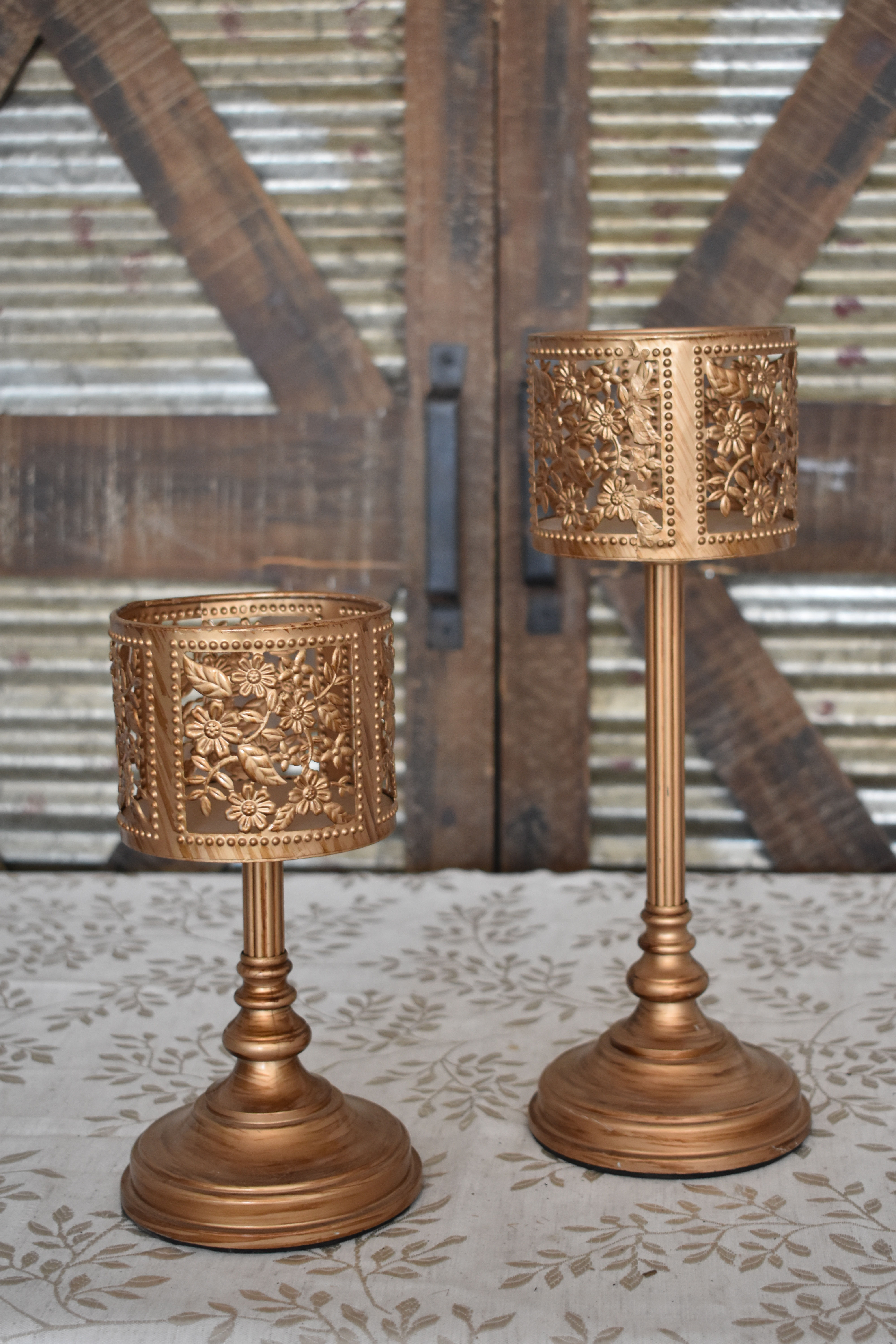 Gold Candle holders