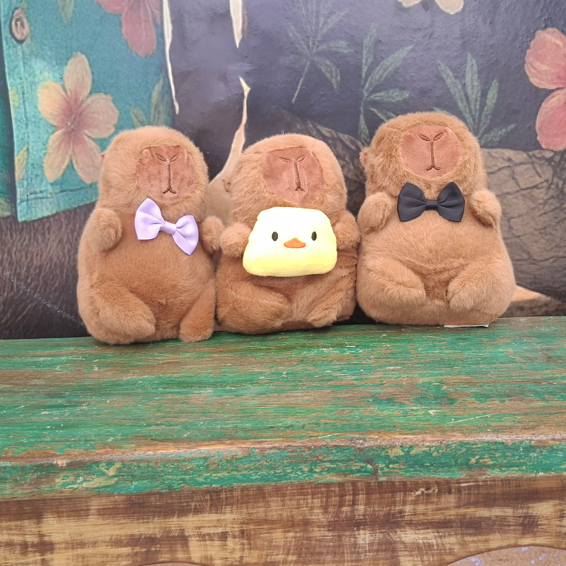 Mascota capibara de tamaño mediano